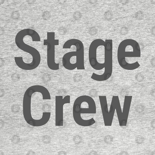 Stage Crew Gray by sapphire seaside studio